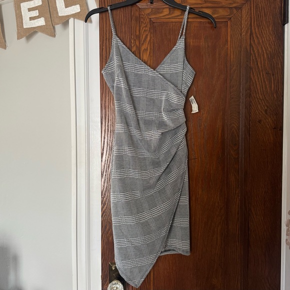 Gray Plaid Dress size S - Picture 1 of 5